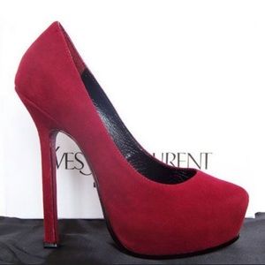 Ysl Suede High Heel Pumps - image 1